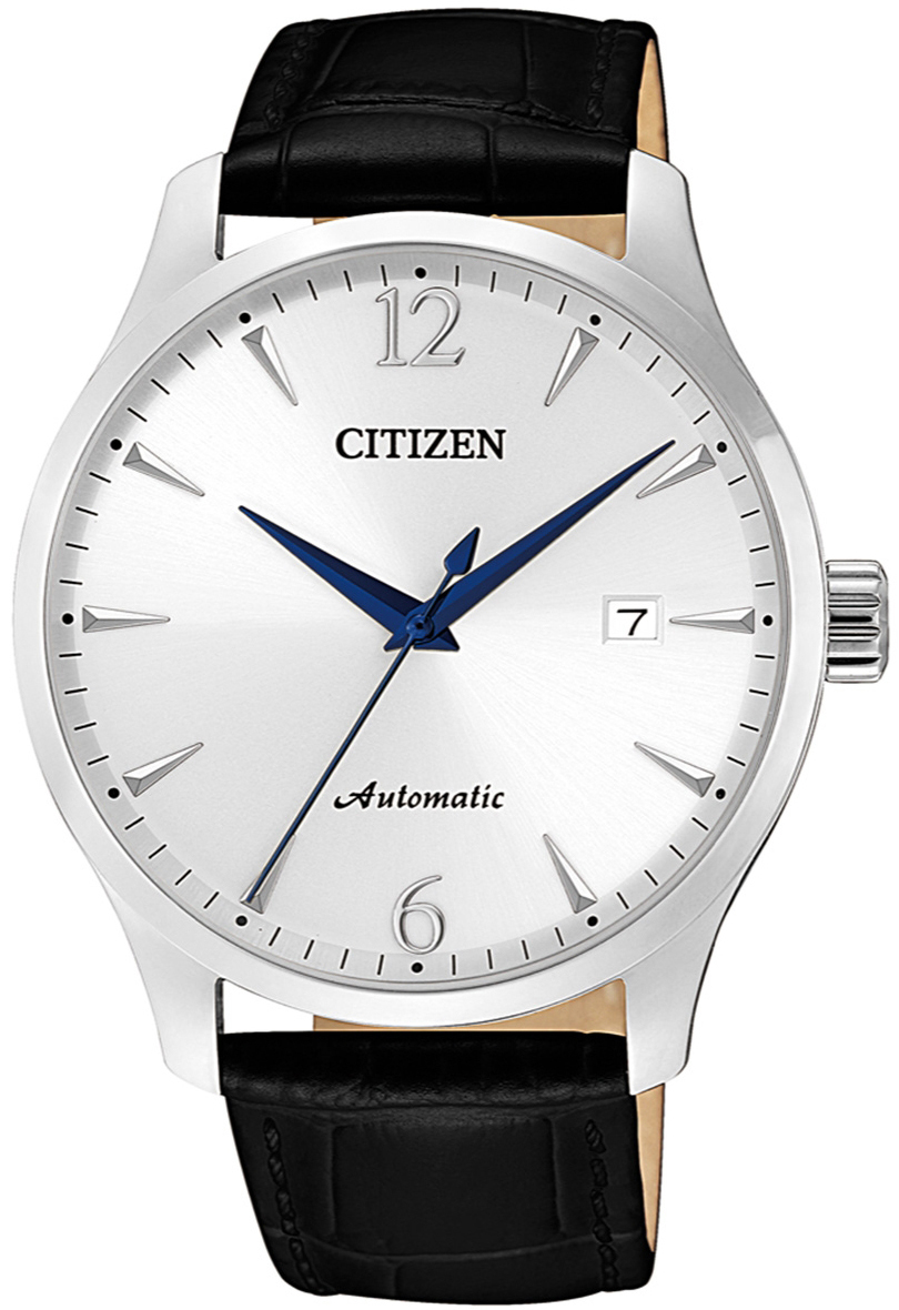 Citizen Herreklokke NJ0110-18A Hvit/Lær Ø40 mm