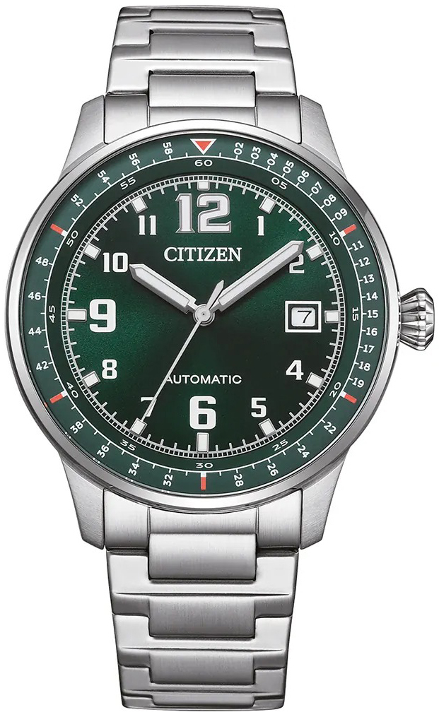 Citizen Herreklokke NJ0190-51X Urban Grønn/Stål Ø40 mm