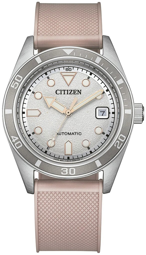 Citizen NJ0229-07A Classic Sølvfarget/Gummi Ø38.5 mm