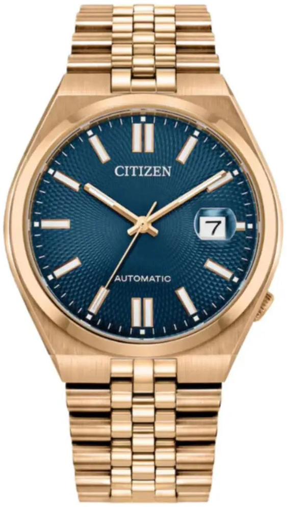 Citizen NK0023-57L Tsuyosa Collection Blå/Rose-gulltonet stål Ø40