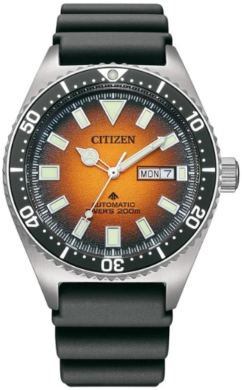 Citizen Herreklokke NY0120-01Z Promaster Orange/Gummi Ø41 mm