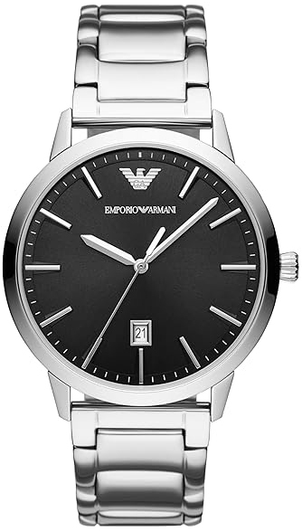 Emporio Armani Herreklokke AR11310 Ruggero Sort/Stål Ø43 mm