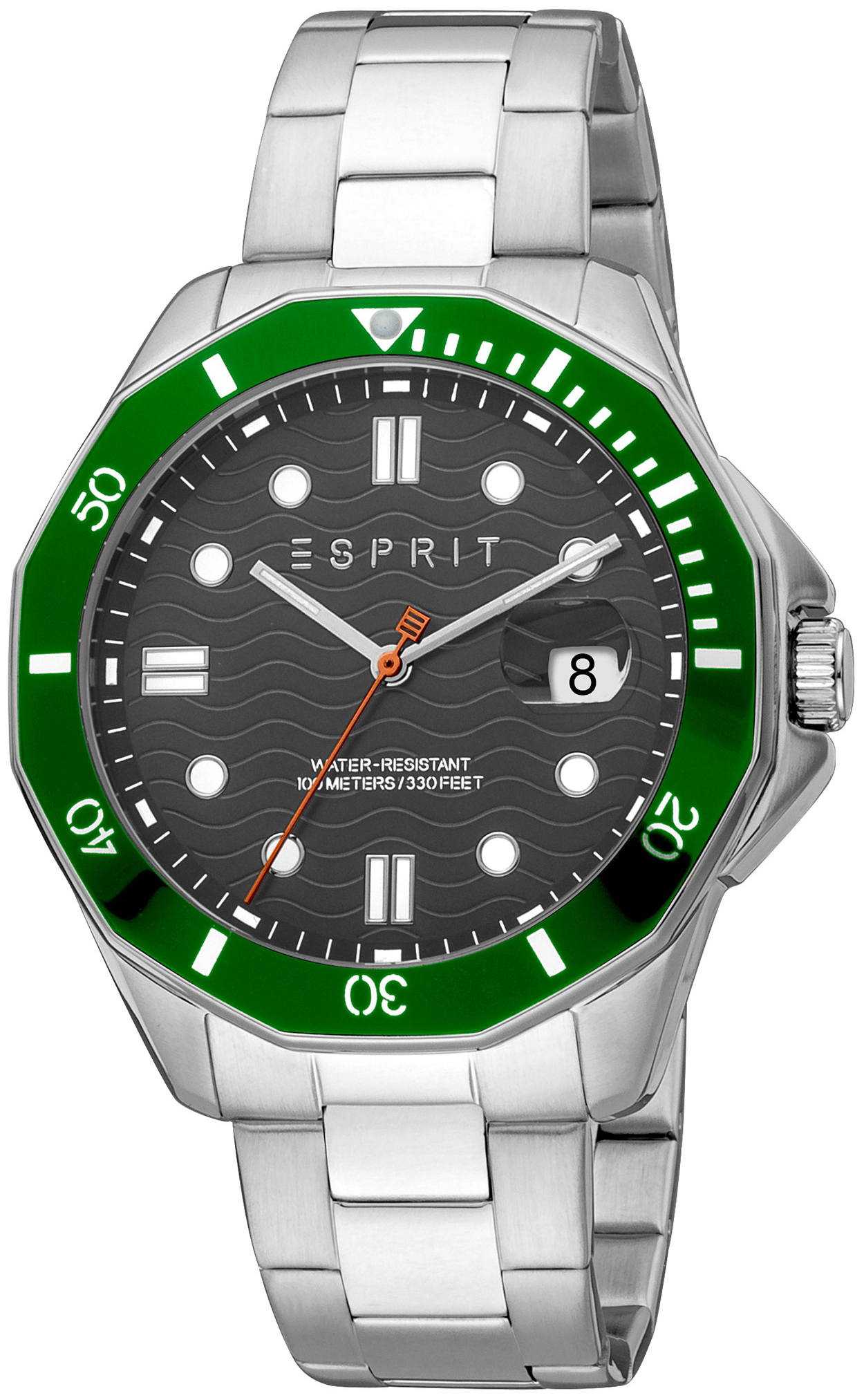 Esprit Herreklokke ES1G367M0065 Classic Sort/Stål Ø43 mm