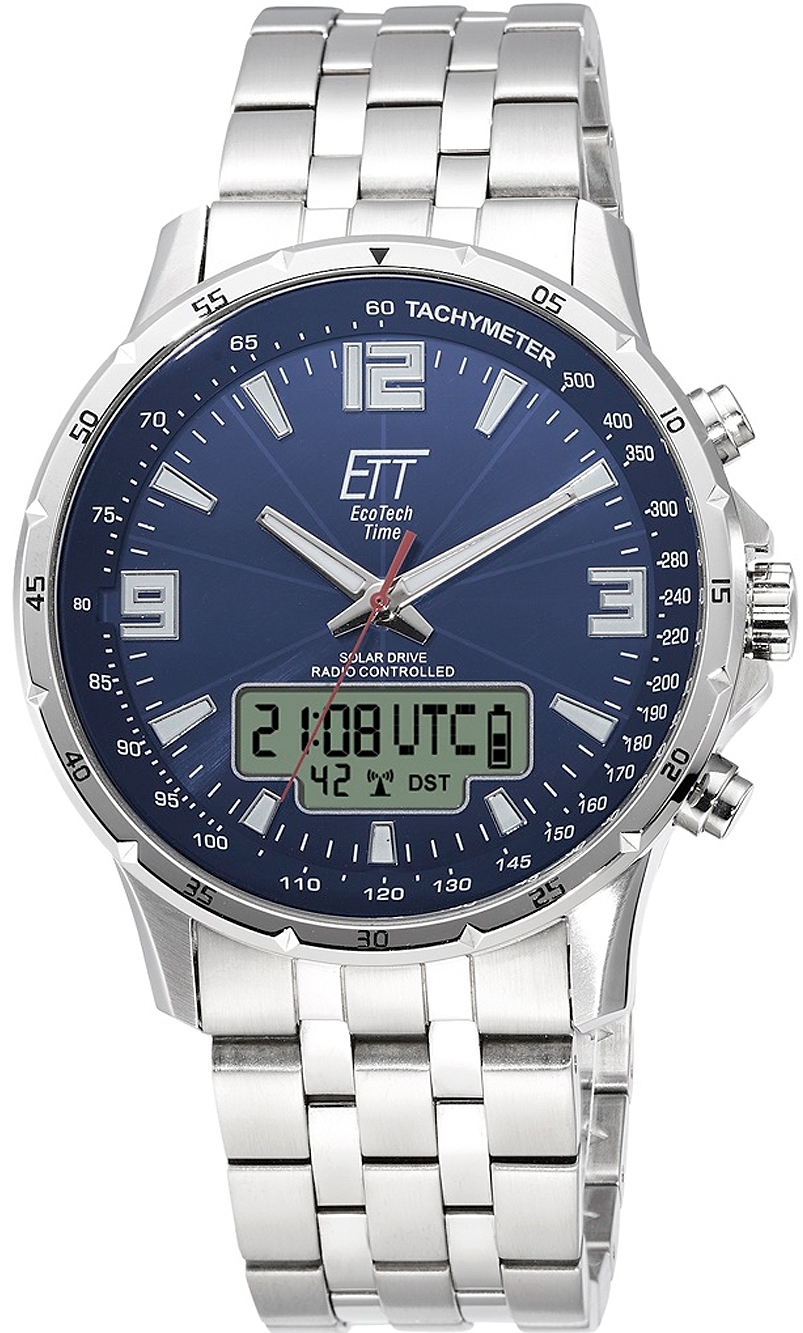 ETT Eco Tech Time Herreklokke EGS-11552-31M Professional Blå/Stål