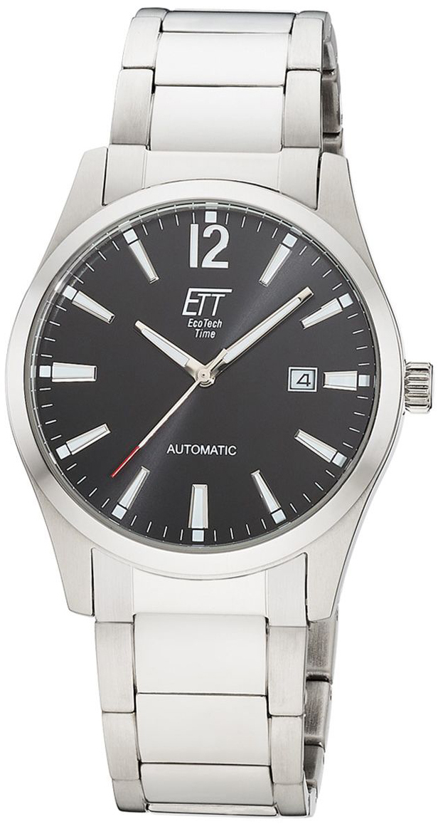 ETT Eco Tech Time Herreklokke EGS-40410-21M Motion Drive Sort/Stål