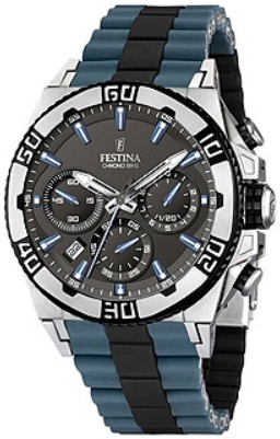 Festina 99999 Herreklokke F16659-C Grå/Gummi Ø44.5 mm - Festina