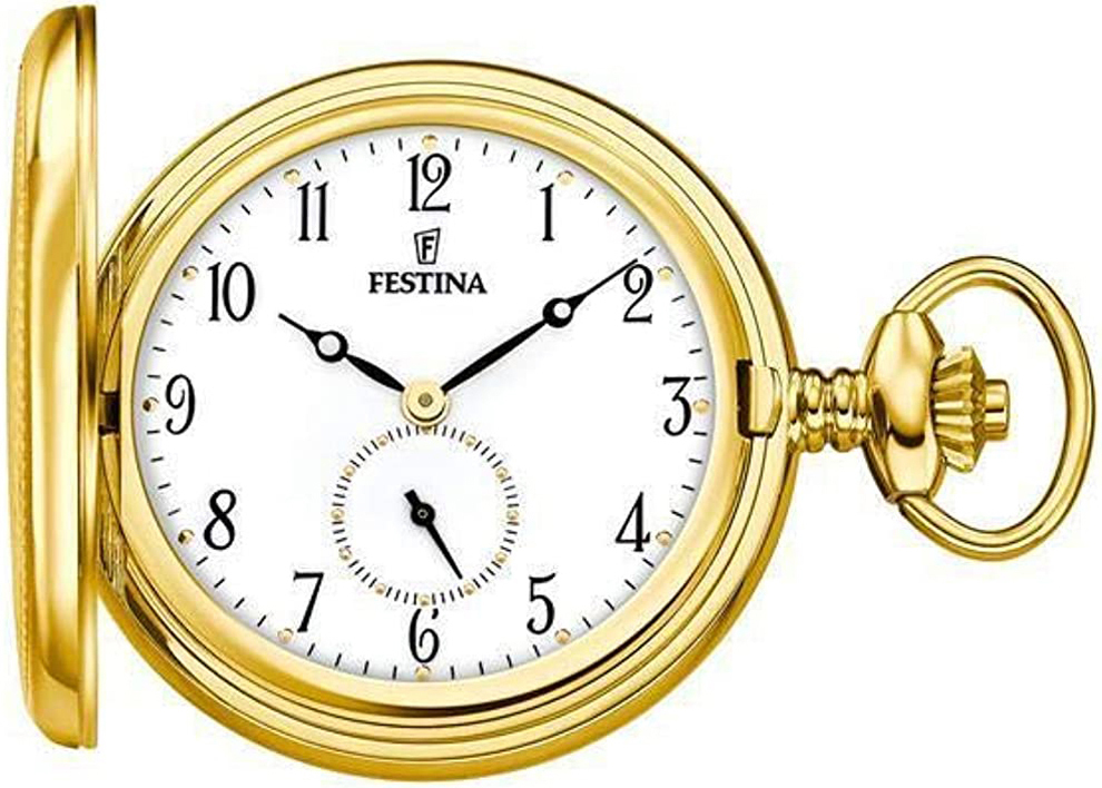 Festina Herreklokke F2029-1 Bolsillo Hvit Ø49 mm