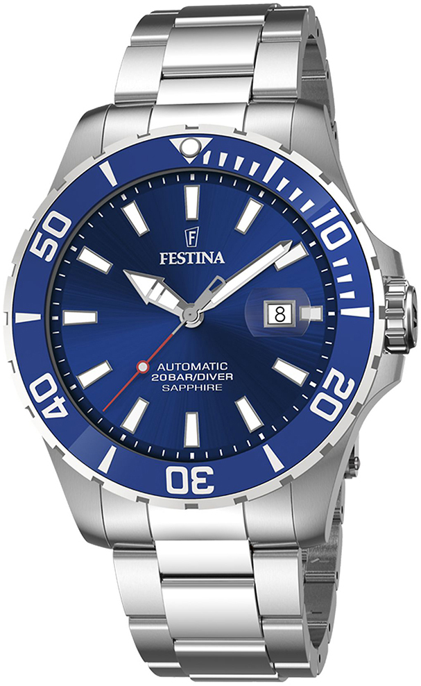 Festina Herreklokke F20531-3 Diver Blå/Stål Ø44 mm