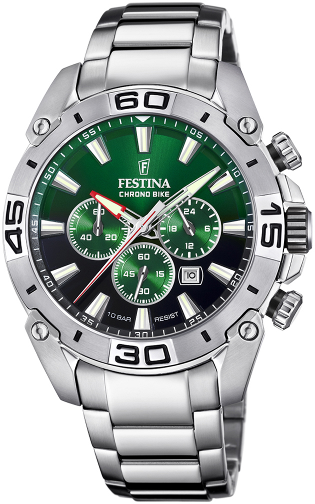 Festina Herreklokke F20543-3 Chrono Bike Flerfarget/Stål Ø45.5 mm
