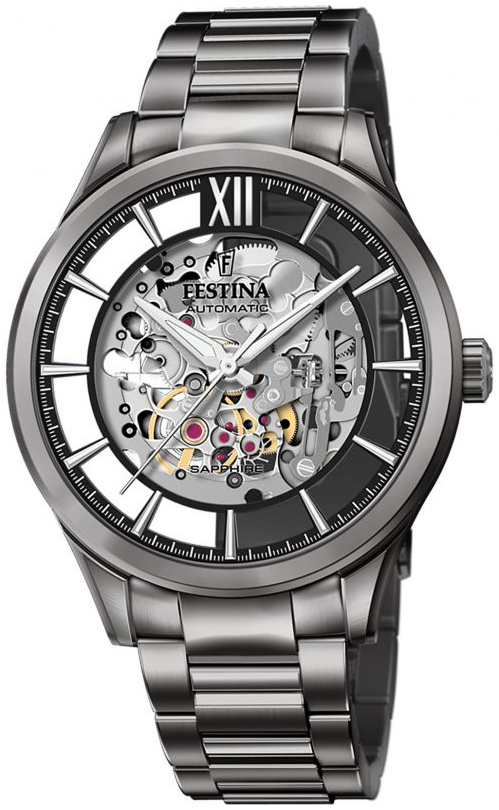 Festina Herreklokke F20632-1 Classic Grå/Stål Ø42.8 mm