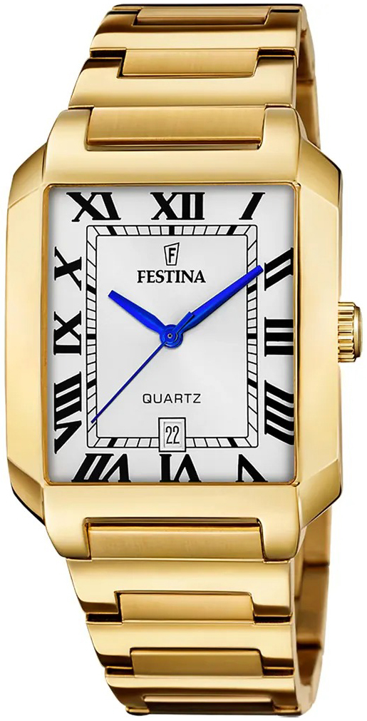 Festina Herreklokke F20678-1 Classic Sølvfarget/Gulltonet stål