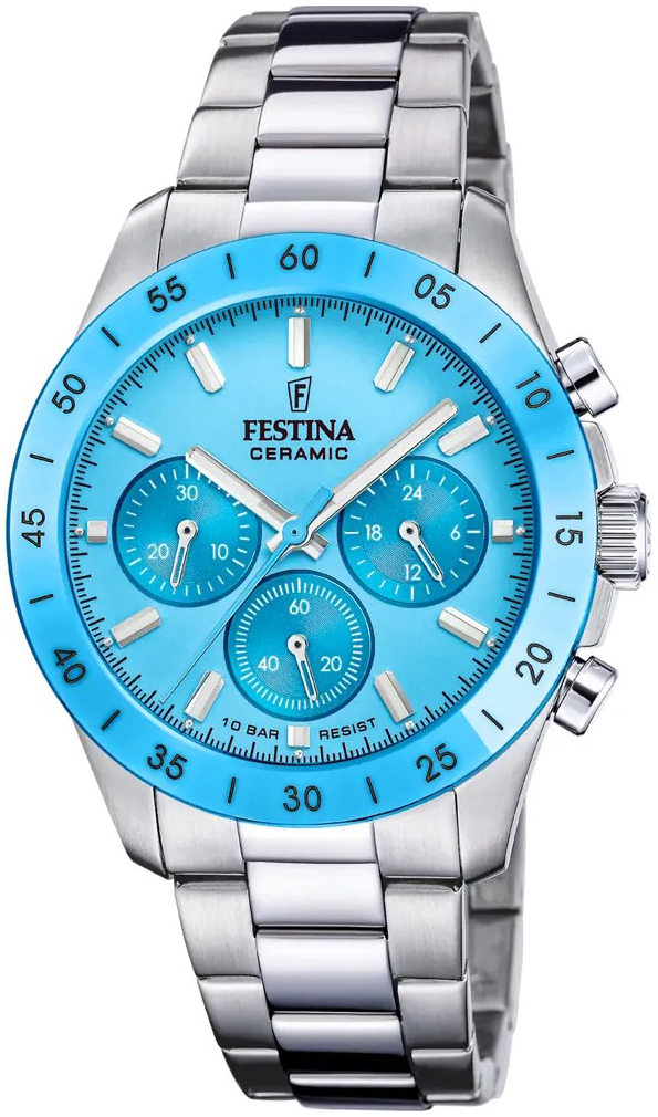 Festina Herreklokke F20693-3 Classic Blå/Stål Ø39 mm