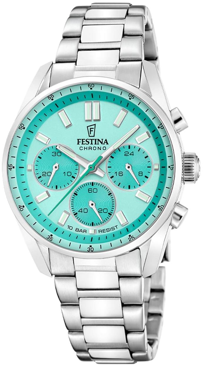 Festina F20753-3 Boyfriend Grønn/Stål Ø37.5 mm