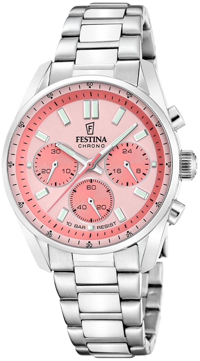 Festina F20753-4 Boyfriend Rosa/Stål Ø37.5 mm