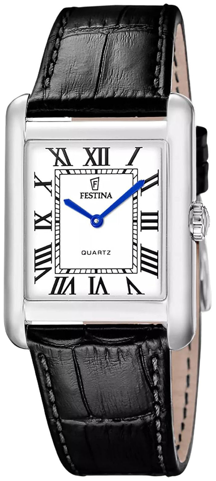 Festina Herreklokke F20771-1 Hvit/Lær