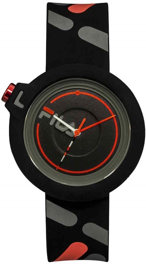 Fila Herreklokke 38-6081-008 Puffy Sort/Gummi Ø42 mm