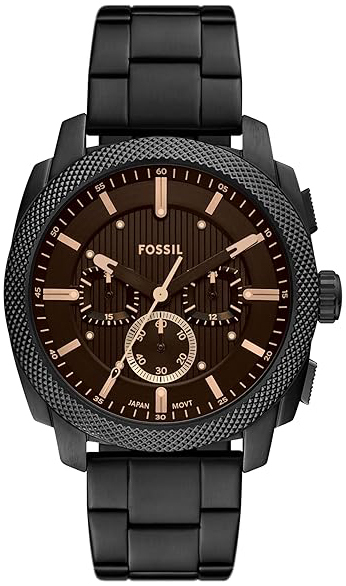 Fossil Herreklokke FS6097 Machine Brun/Stål Ø44 mm