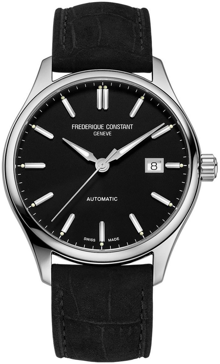 Frederique Constant Herreklokke FC-303NB5B6 Classics Sort/Lær Ø40 mm
