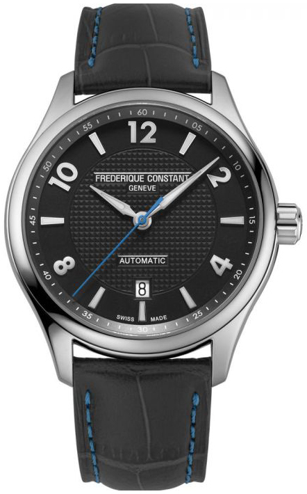 Frederique Constant Herreklokke FC-303RMB5B6 Runabout Sort/Lær Ø42