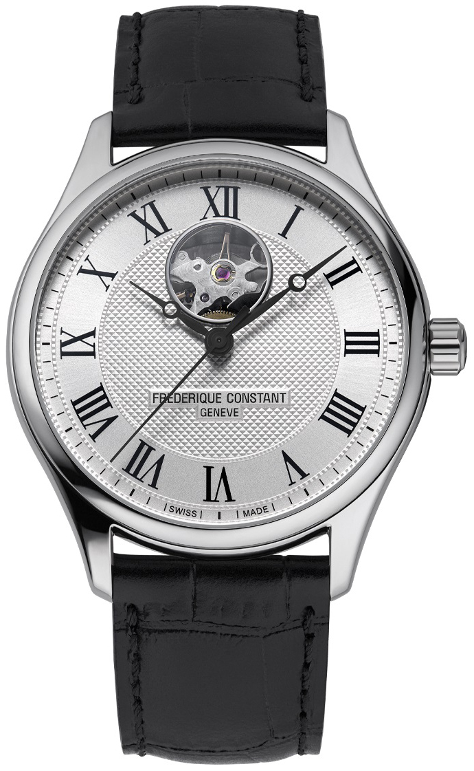 Frederique Constant Herreklokke FC-310MC5B6 Classics Sølvfarget/Lær