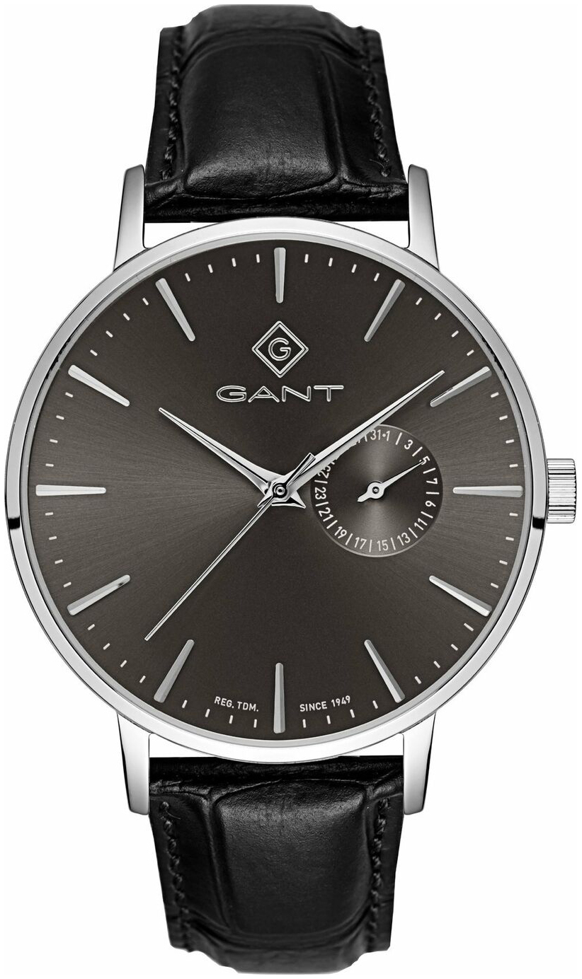 Gant Herreklokke G105002 Sort/Lær Ø41.5 mm