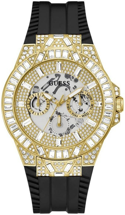 Guess Herreklokke GW0498G2 Phoenix Gull/Gummi Ø44 mm