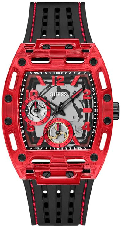 Guess Herreklokke GW0499G4 Phoenix Grå/Gummi