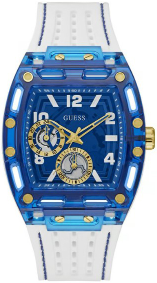 Guess Herreklokke GW0499G6 Phoenix Blå/Gummi