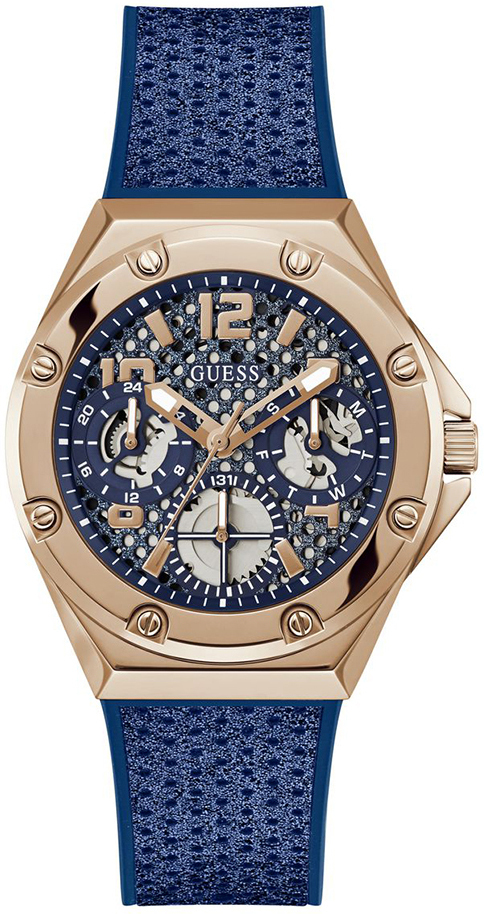 Guess Herreklokke GW0620L3 Asteria Blå/Gummi Ø40 mm