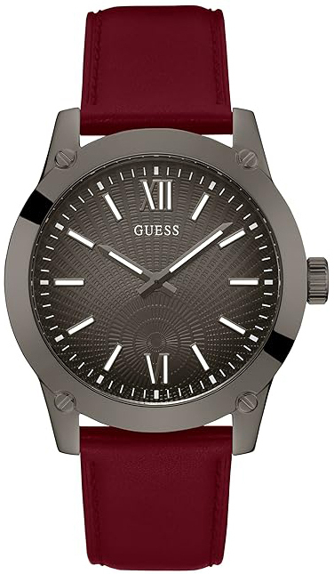 Guess Herreklokke GW0628G4 Dress Grå/Lær Ø44 mm