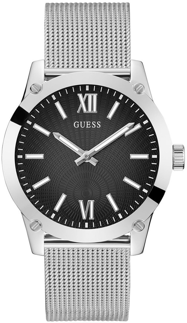 Guess Herreklokke GW0629G1 Crescent Sort/Stål Ø44 mm