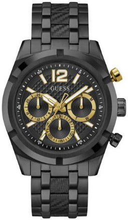 Guess Herreklokke GW0714G4 Resistance Sort/Stål Ø44 mm