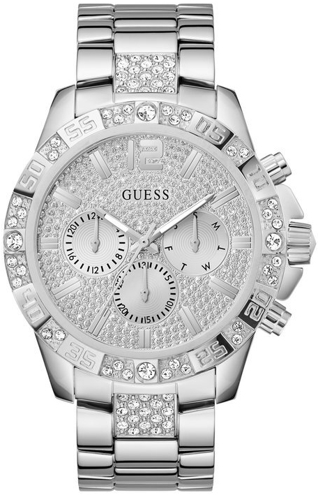 Guess Herreklokke GW0796G1 Majestic Sølvfarget/Stål Ø48 mm