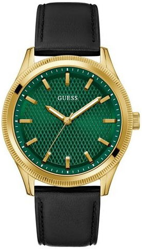 Guess Herreklokke GW0846G1 Dex Grønn/Lær Ø44 mm