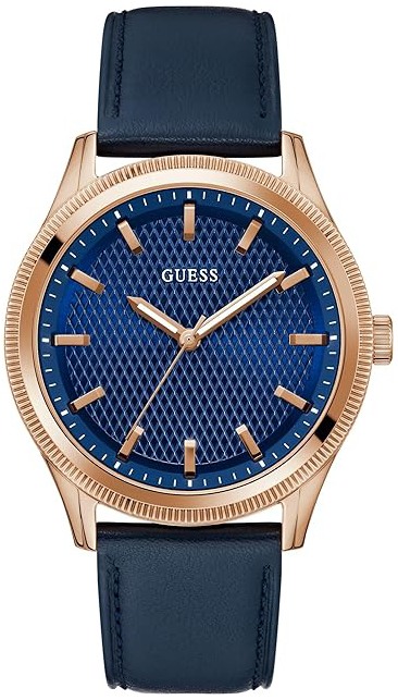 Guess Herreklokke GW0846G2 Dex Blå/Lær Ø44 mm