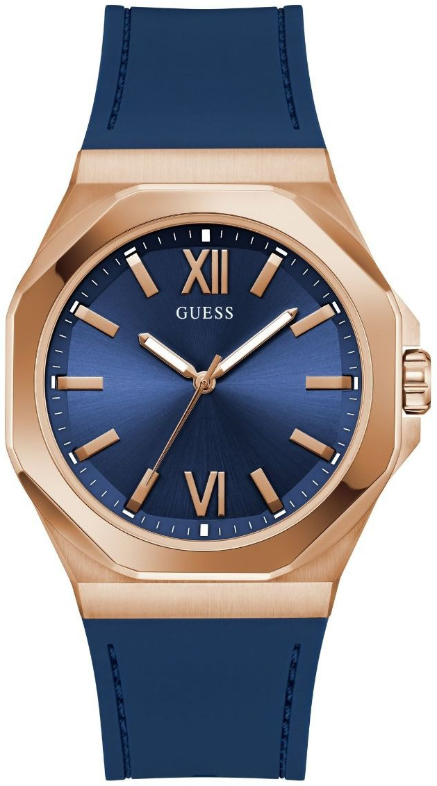 Guess Herreklokke GW0850G3 Emperor Blå/Gummi Ø42 mm