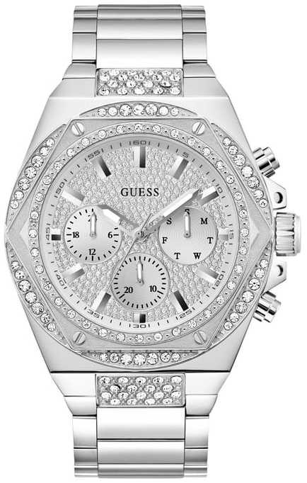 Guess Herreklokke GW0899G1 Trend Sølvfarget/Stål Ø47 mm