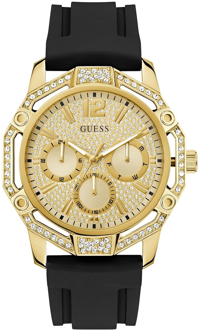 Guess Herreklokke GW0954G2 Regal Gull/Gummi Ø46 mm