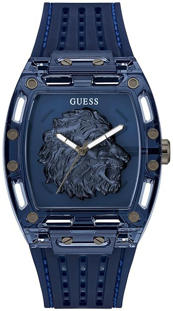 Guess Herreklokke GW0959G1 Phoenix Blå/Gummi
