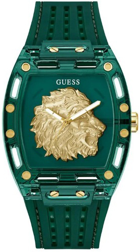 Guess Herreklokke GW0959G2 Phoenix Grønn/Gummi