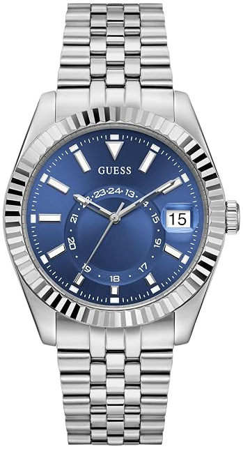 Guess Herreklokke GW0977G1 Jaden Blå/Stål Ø42 mm