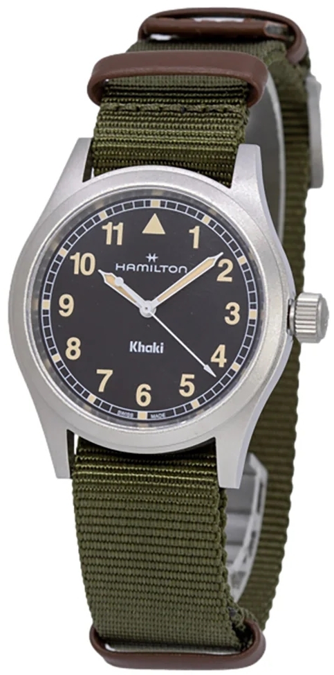 Hamilton H69401930 Khaki Field Sort/Tekstil Ø38 mm