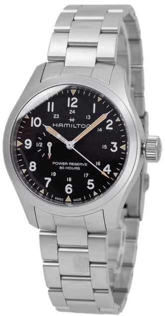 Hamilton Herreklokke H69509130 Khaki Field Sort/Stål Ø40 mm