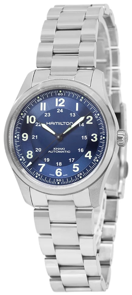 Hamilton Herreklokke H70205140 Khaki Field Blå/Titan Ø38 mm