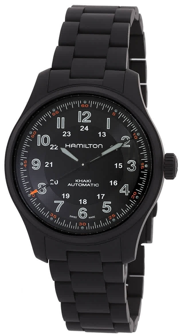 Hamilton Herreklokke H70665130 Khaki Field Sort/Titan Ø42 mm