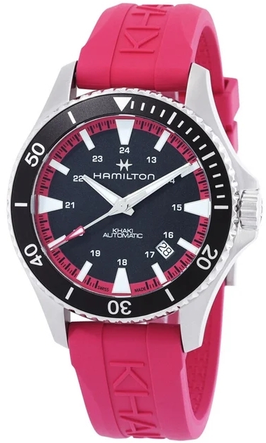 Hamilton H82395330 Khaki Navy Scuba Auto Sort/Gummi Ø40 mm