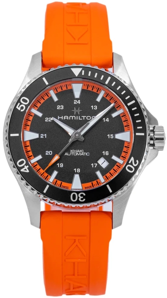 Hamilton H82395331 Khaki Navy Scuba Auto Sort/Gummi Ø40 mm