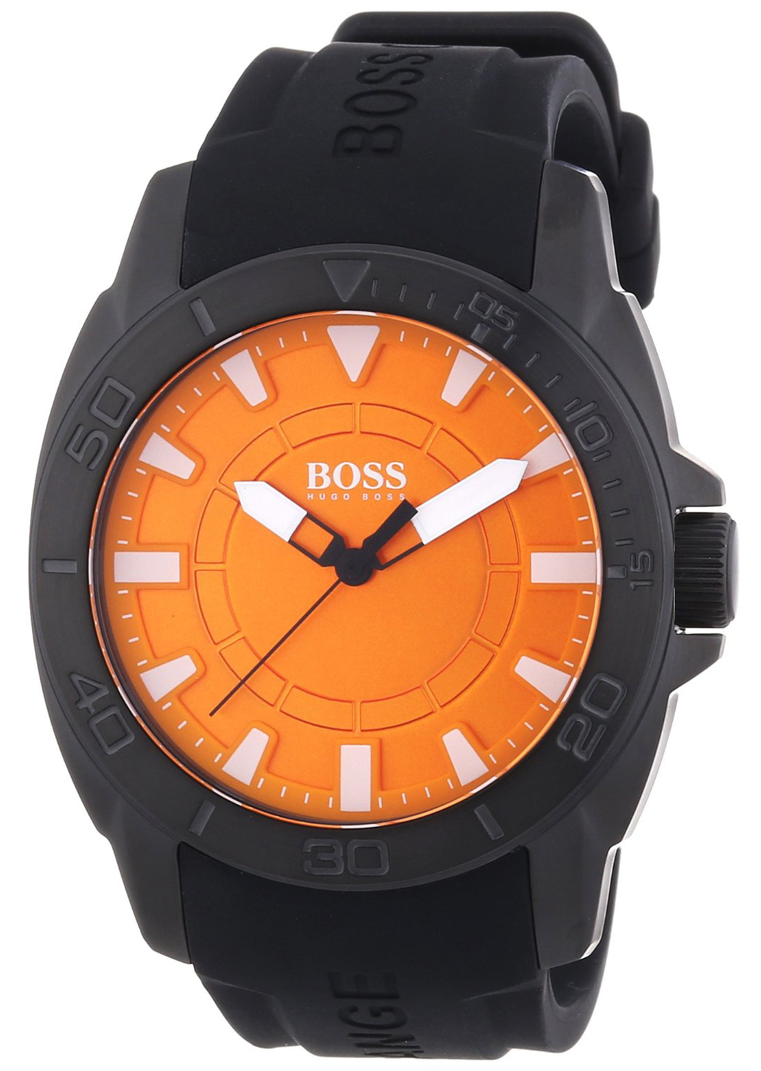 Hugo Boss 99999 Herreklokke 1512952 Orange/Gummi Ø45 mm