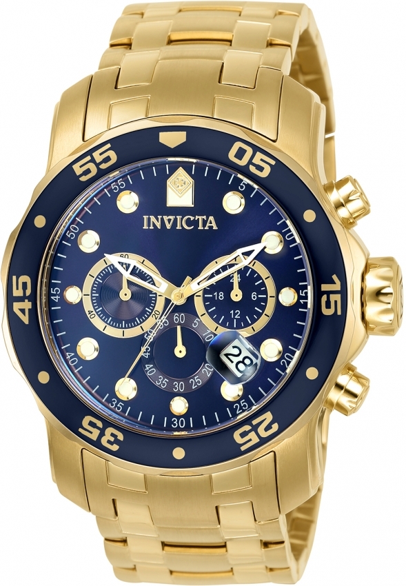 Invicta Pro Diver Herreklokke 0073 Blå/Stål Ø48 mm - Invicta