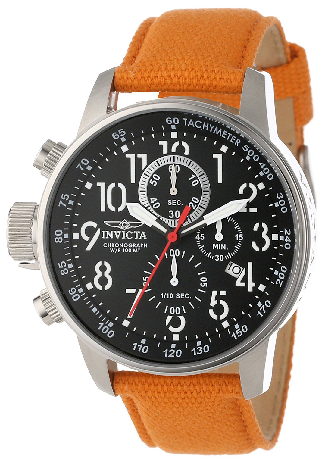 Invicta Herreklokke 11520 I-Force Sort/Lær Ø46 mm